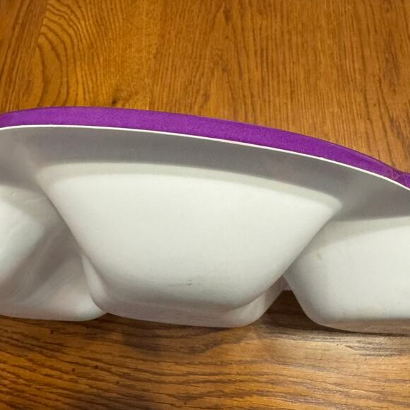 Berman Industries Vintage Halloween Skeleton Plastic Snack Tray Pumpkins Party - Picture 6 of 9